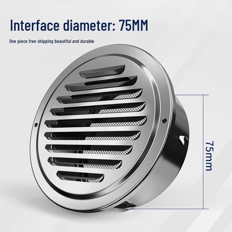 Вентиляционный колпак с плоской головкой из нержавеющей стали 304: Наружная стена Выход воздуха Вытяжная труба Жалюзи для вентиляции
Вентиляционный колпак с плоской головкой из нержавеющей стали 304: Наружная стена Выход воздуха Вытяжная труба Жалюзи для вентиляции