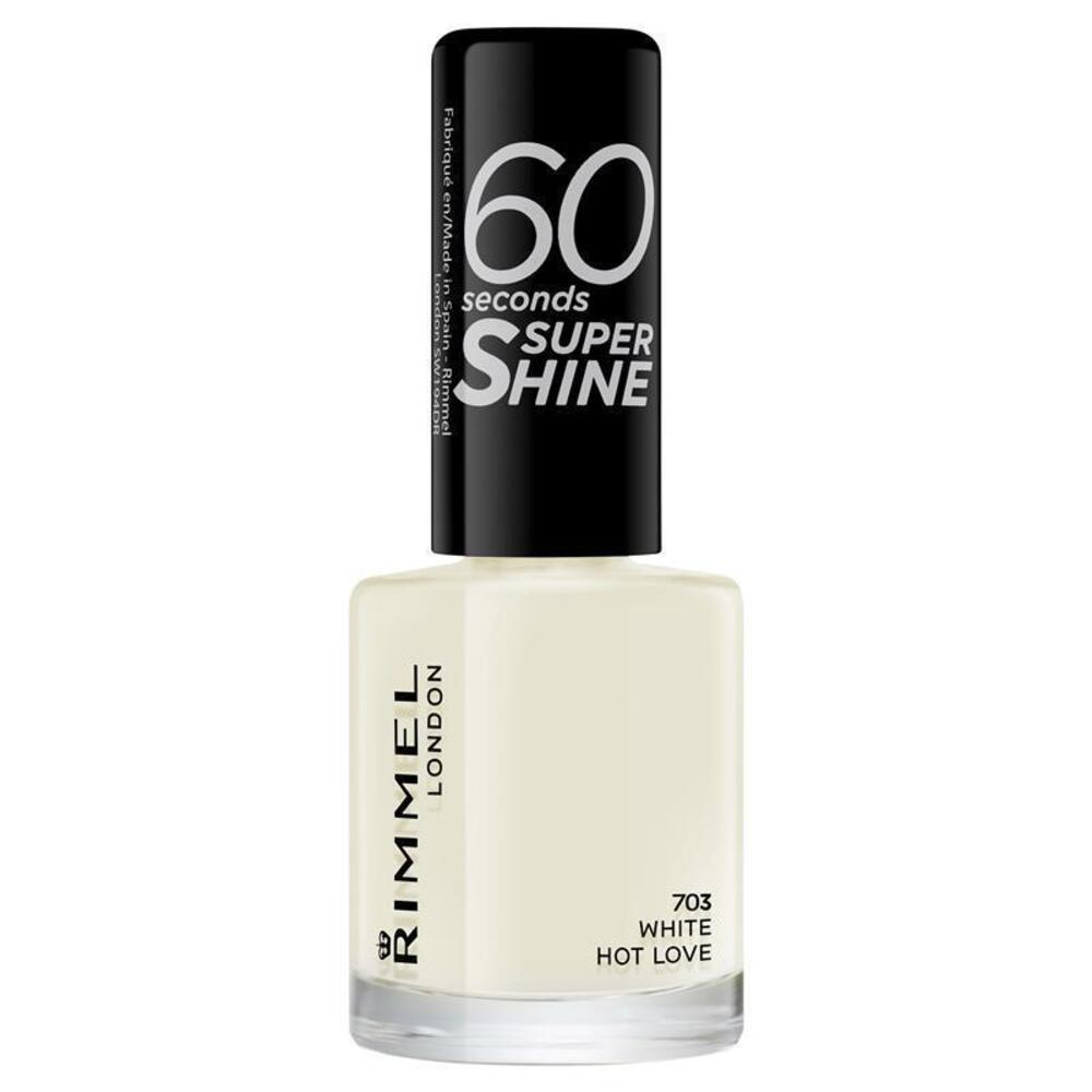 Rimmel 60 Seconds Nail Polish White Hot Love
Rimmel 60 Seconds Nail Polish White Hot Love