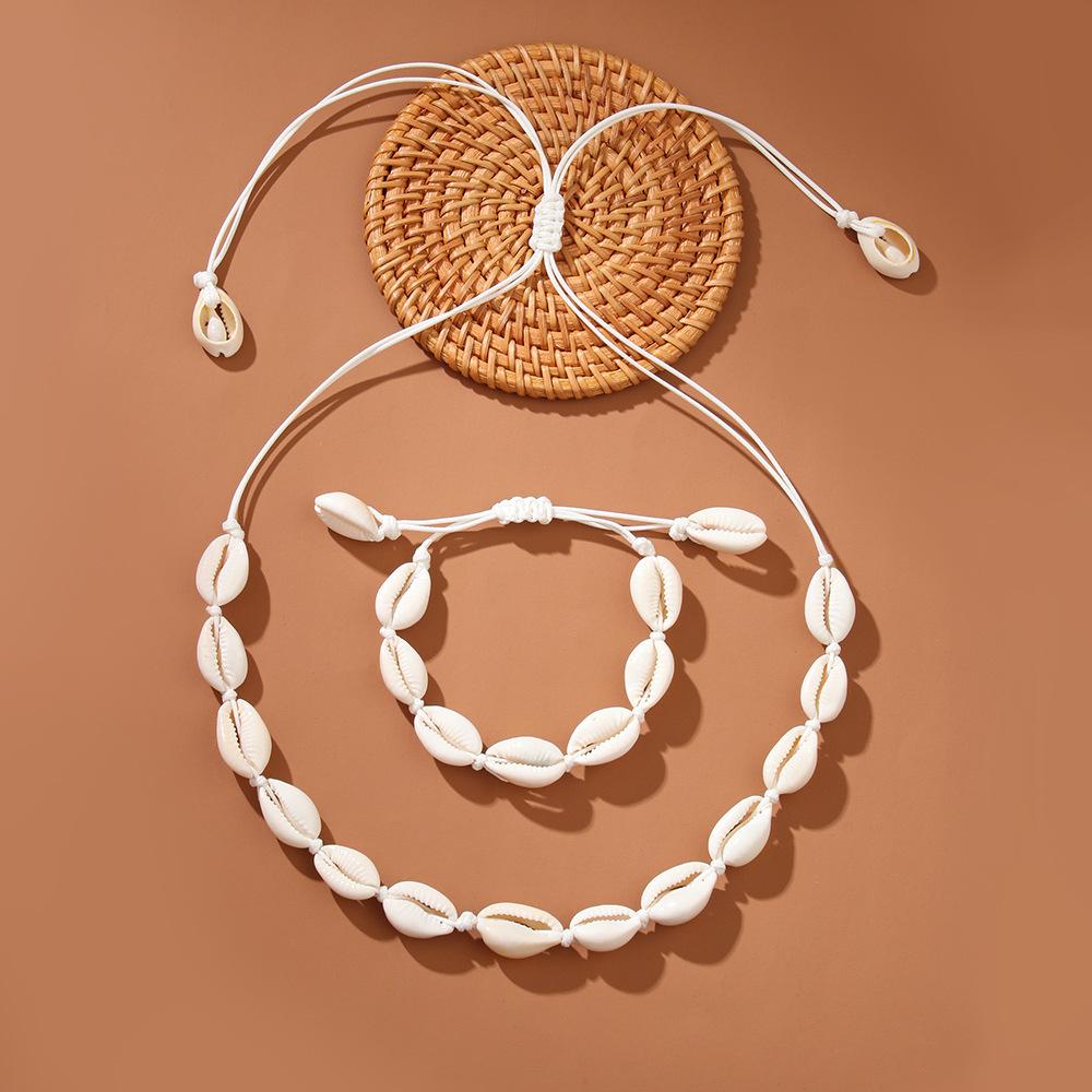 Bohemian Hawaiian Sea Shell Bracelet Necklace Jewelry Bohemian Rope Chain Necklace Women s Summer Ocean Collar Necklace Gift Adjustable
Bohemian Hawaiian Sea Shell Bracelet Necklace Jewelry Bohemian Rope Chain Necklace Women s Summer Ocean Collar Necklace Gift Adjustable
