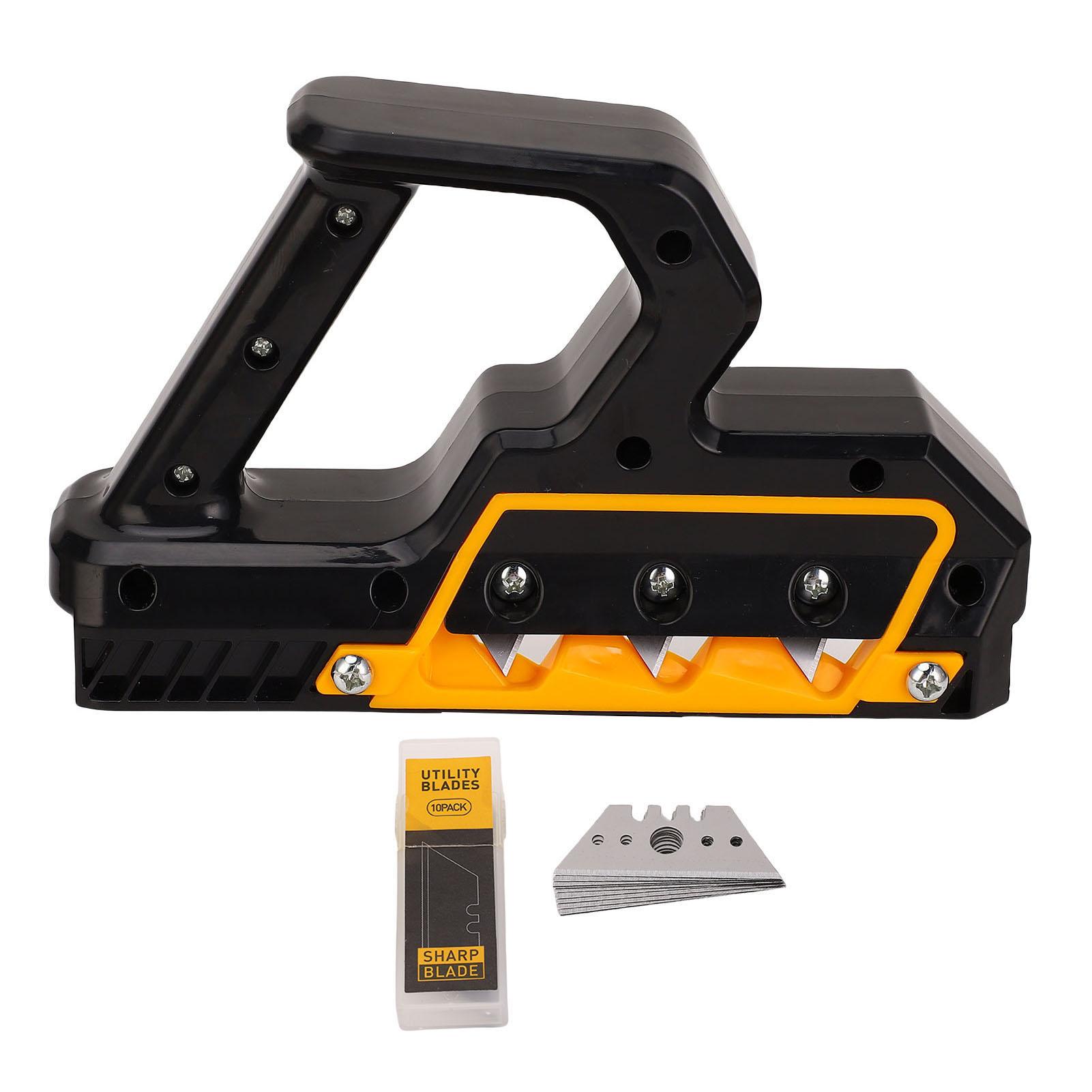 Plasterboard Edger Fast Cutter 60° Non Slip Accuracy Portable Gypsum Board Hand Planer with 10 Blade
Plasterboard Edger Fast Cutter 60° Non Slip Accuracy Portable Gypsum Board Hand Planer with 10 Blade