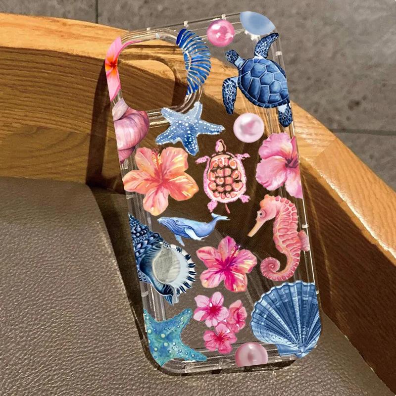 Ocean Life Theme Phone Case For iPhone 17 Air 16 e 15 14 13 12 11 Pro Max Plus Mini SE 2020 2022 Transparent Shockproof Cover iPhone17
Ocean Life Theme Phone Case For iPhone 17 Air 16 e 15 14 13 12 11 Pro Max Plus Mini SE 2020 2022 Transparent Shockproof Cover iPhone17