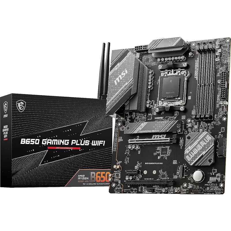 MSI motherboard B650 GAMING PLUS WIFI AMD Ryzen 7000/9000 Equipped with series compatible B650 ATX Max DDR5-7200 (OC) compatible MB6266
MSI motherboard B650 GAMING PLUS WIFI AMD Ryzen 7000/9000 Equipped with series compatible B650 ATX Max DDR5-7200 (OC) compatible MB6266