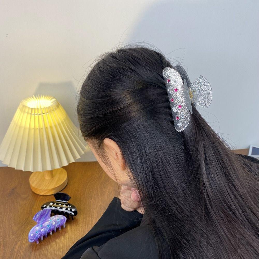 Acetic Acid Hairpin Rhinestone Hair Clip Headwear Acetate Hair Claw Star Moon Hair Claw Streetwear
Acetic Acid Hairpin Rhinestone Hair Clip Headwear Acetate Hair Claw Star Moon Hair Claw Streetwear