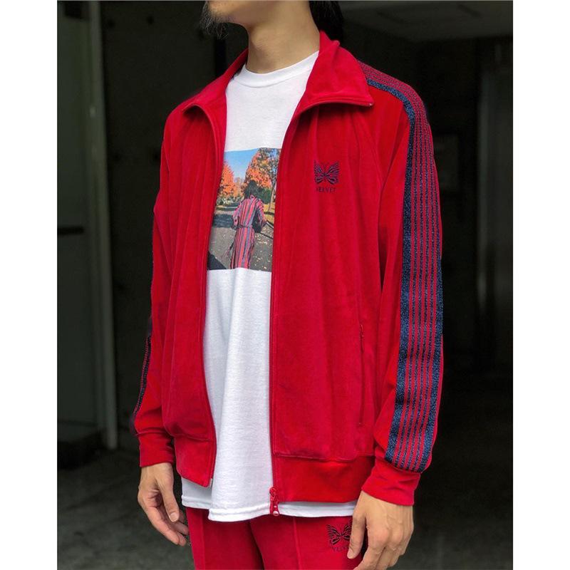 NEEDLES x AWGE Оксамитова куртка-метелик - Модний спортивний одяг на блискавці в японському стилі S
NEEDLES x AWGE Оксамитова куртка-метелик - Модний спортивний одяг на блискавці в японському стилі S