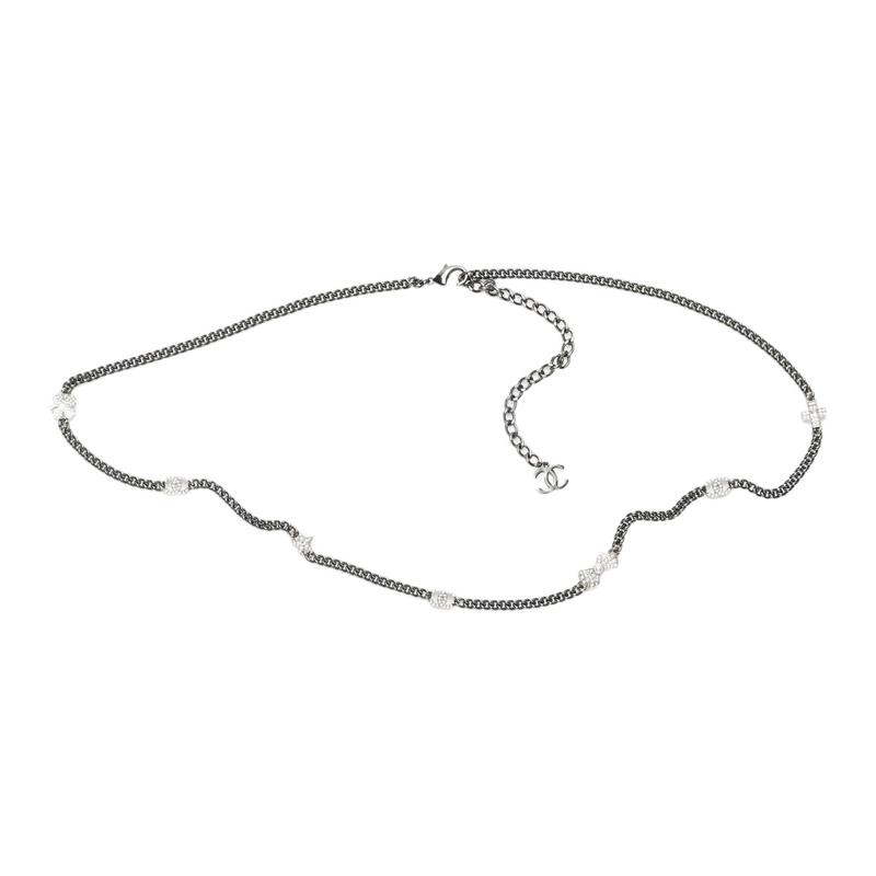 CHANEL Double C decoration metal pearl glass rhinestone waist chain women s style
CHANEL Double C decoration metal pearl glass rhinestone waist chain women s style