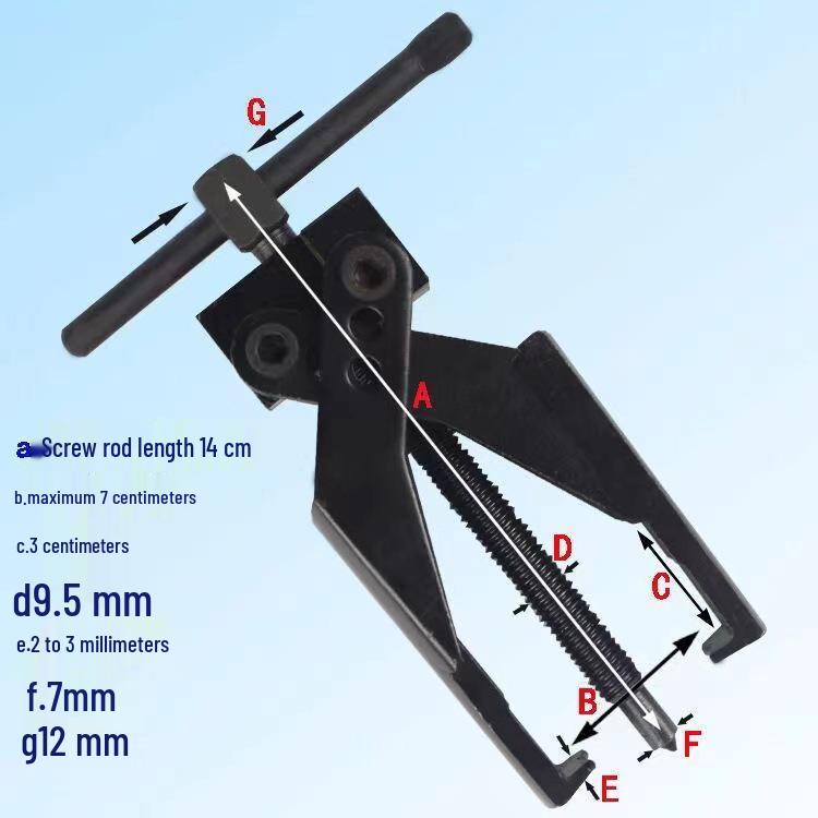Two-Jaw Spiral Wheel Bearing Puller - Multi-Purpose Auto Repair Tool
Two-Jaw Spiral Wheel Bearing Puller - Multi-Purpose Auto Repair Tool
