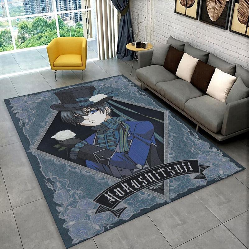 Black Butler Cartoon Anime Carpet Rug for Playroom Bedroom Living Room Sofa Home Decor,kid Game Area Rug Non-slip Floor Mat 40x60cm
Black Butler Cartoon Anime Carpet Rug for Playroom Bedroom Living Room Sofa Home Decor,kid Game Area Rug Non-slip Floor Mat 40x60cm