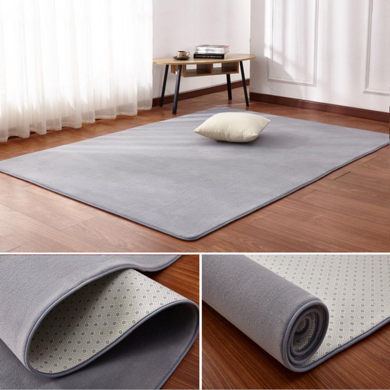 Tapete à prova de som antiderrapante para sala de estar, Coral Fleece Tapetes para sofá Журнальный столик, Серый балконный эркер, Детская спальня
Tapete à prova de som antiderrapante para sala de estar, Coral Fleece Tapetes para sofá Журнальный столик, Серый балконный эркер, Детская спальня
