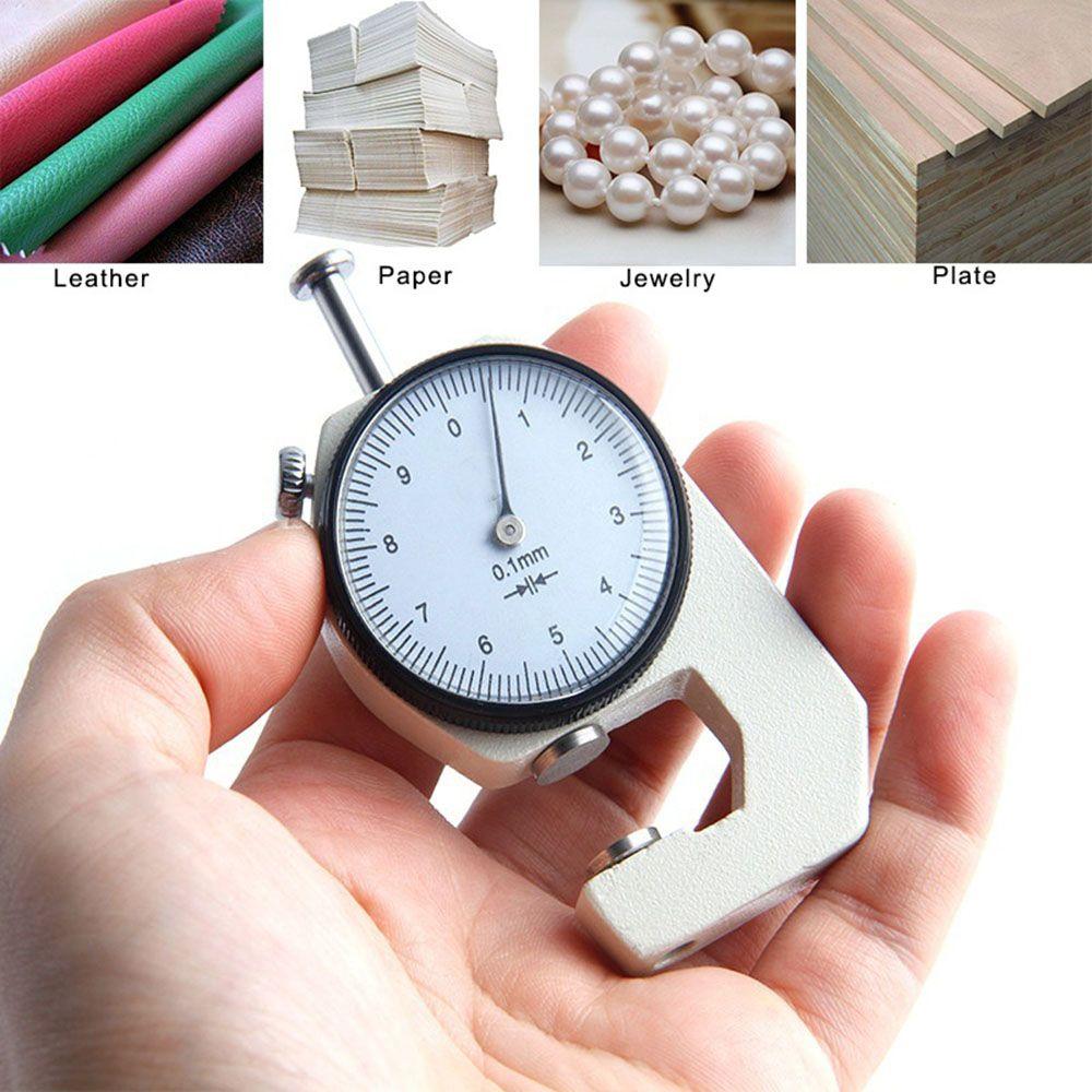 Instrumen Film Paper Measuring Tester Measure Tool 0-10mm Leather Craft Metal Thickness Gauge білий
Instrumen Film Paper Measuring Tester Measure Tool 0-10mm Leather Craft Metal Thickness Gauge білий
