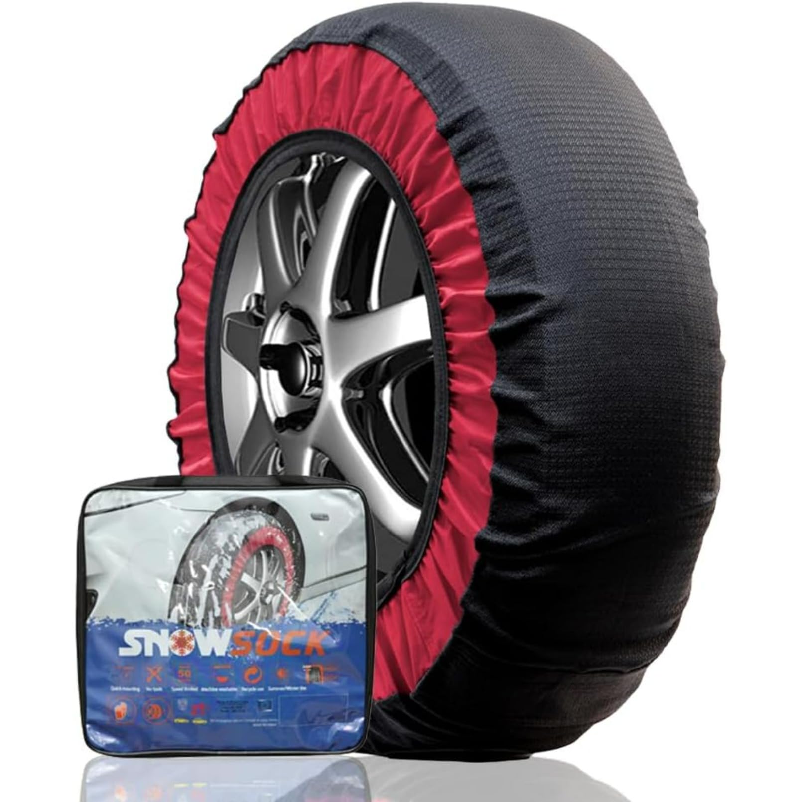 Lavwacd KE70 (6003) Tire Chain, Fabric, Non-Metal, Light Automotive Chain, Easy Installation, No Jack
Lavwacd KE70 (6003) Tire Chain, Fabric, Non-Metal, Light Automotive Chain, Easy Installation, No Jack