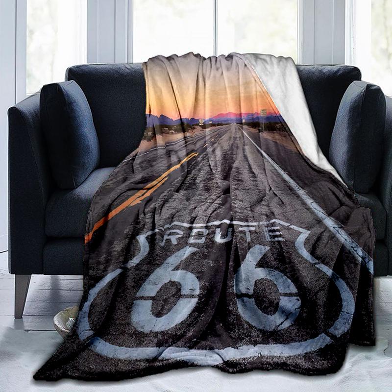 1PC Highway 66 pattern blanket, all season lightweight home office outdoor nap multifunctional blanket 80cm x 120cm
1PC Highway 66 pattern blanket, all season lightweight home office outdoor nap multifunctional blanket 80cm x 120cm