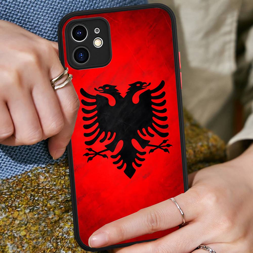 Albania Flag Eagle Logo Matte Transparent Phone Cover For IPhone Case 16 15 14 13 12 11 Pro Max X XS Max Plus iphone 13
Albania Flag Eagle Logo Matte Transparent Phone Cover For IPhone Case 16 15 14 13 12 11 Pro Max X XS Max Plus iphone 13