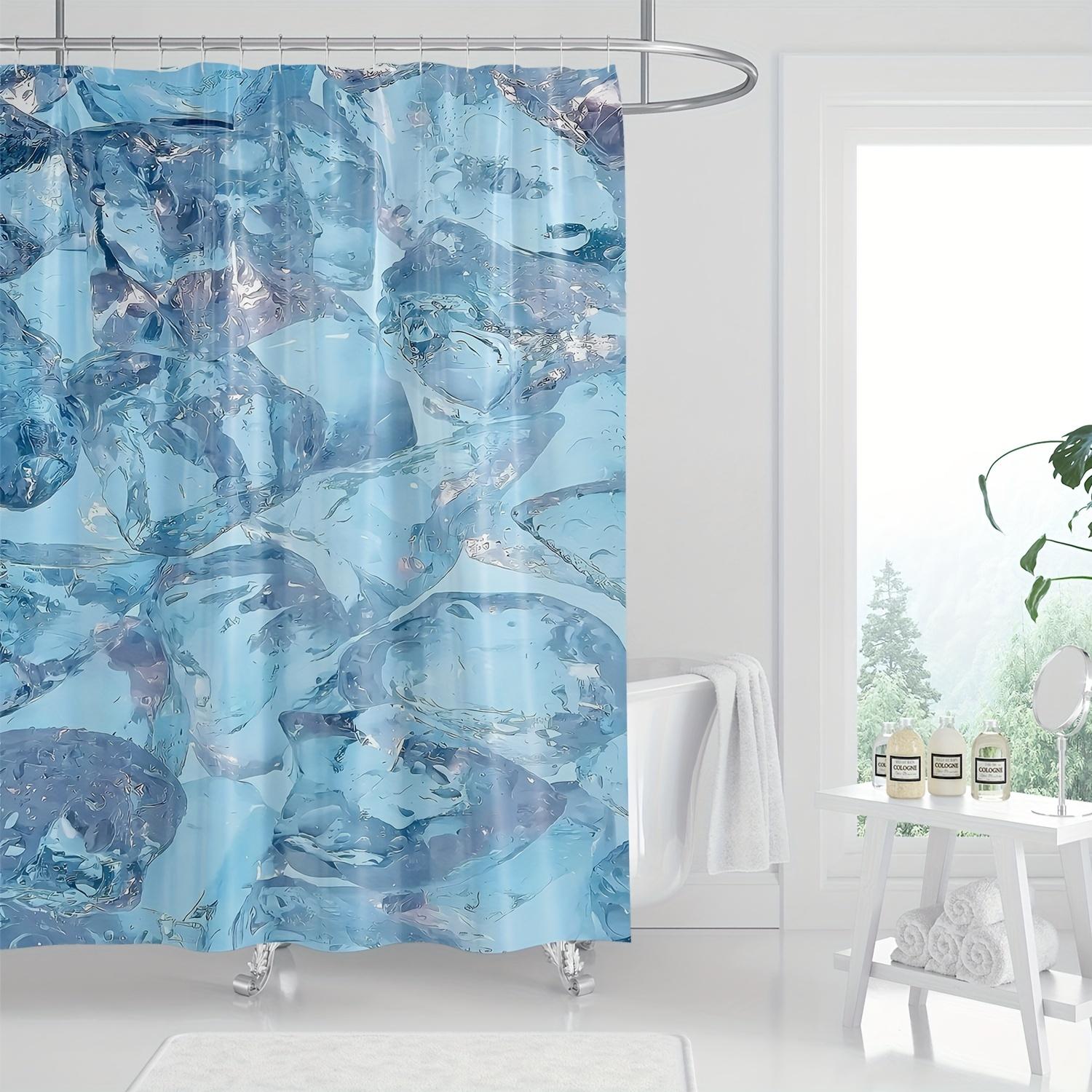Modern Fresh Summer Ice Cubes Shower Curtain - Digital Print, Cool Bathroom Decor, Waterproof, Machine Washable, Home Decor W90xH180cm
Modern Fresh Summer Ice Cubes Shower Curtain - Digital Print, Cool Bathroom Decor, Waterproof, Machine Washable, Home Decor W90xH180cm