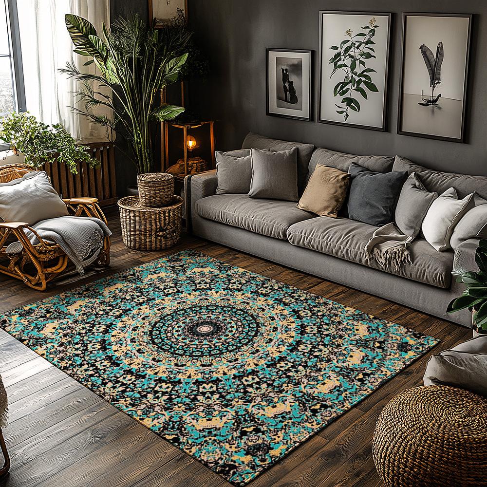Abstract Blue Teal Geometric Area Rug Modern Non Slip Floor Mat Living Room Bedroom Home Decor Carpet Washable Indoor Rug 50cm x 80cm
Abstract Blue Teal Geometric Area Rug Modern Non Slip Floor Mat Living Room Bedroom Home Decor Carpet Washable Indoor Rug 50cm x 80cm