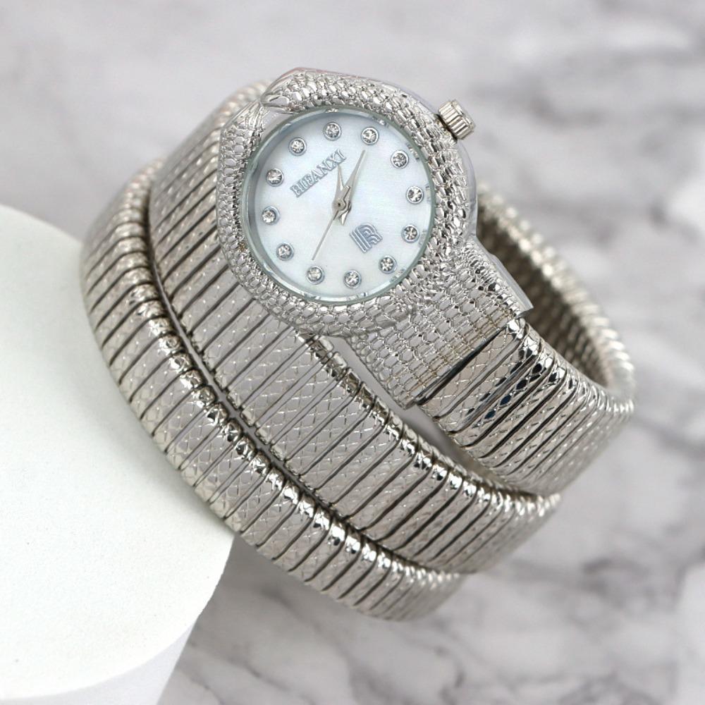 Stainless Steel Strap Quartz Watch Snake Shape Watches Creative Wristwatch срібний
Stainless Steel Strap Quartz Watch Snake Shape Watches Creative Wristwatch срібний