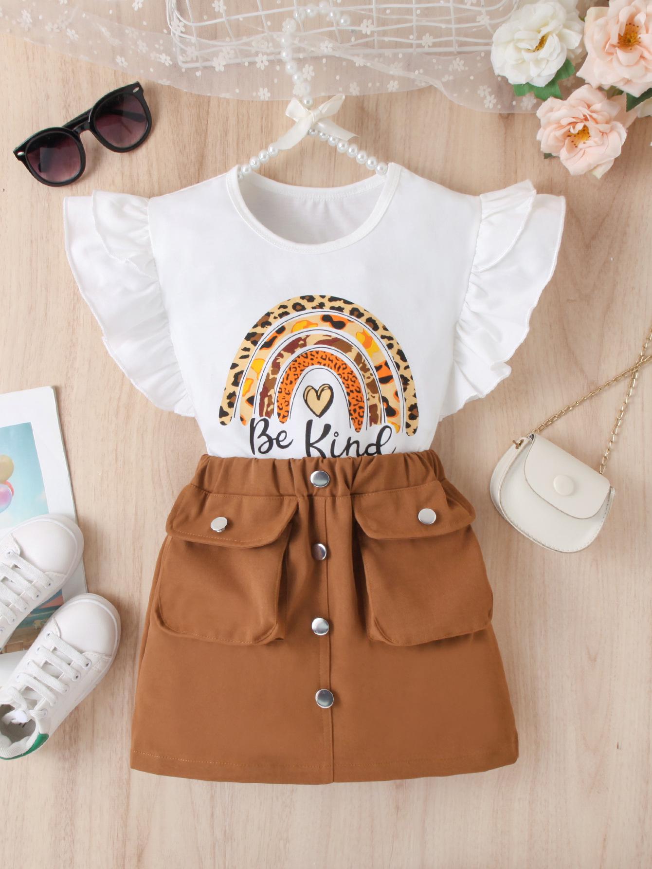 Girls Sleeveless Tank Top & Pleated Denim Skirt Set with Belt 120 cm верблюд
Girls Sleeveless Tank Top & Pleated Denim Skirt Set with Belt 120 cm верблюд
