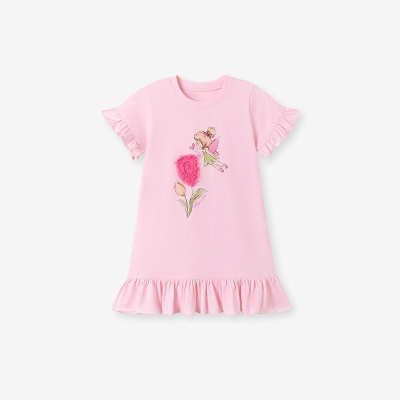 Little Maven Summer Short-Sleeve Cute Cotton Dress for Young and Middle-Aged Girls 6Y (130 cm)
Little Maven Summer Short-Sleeve Cute Cotton Dress for Young and Middle-Aged Girls 6Y (130 cm)