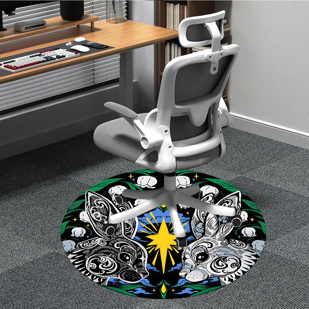 1pc Easter Bunnies Office Round Area Rug, Under Office Chairs Bedroom Living Room Home Decor, Room Deco 80cm
1pc Easter Bunnies Office Round Area Rug, Under Office Chairs Bedroom Living Room Home Decor, Room Deco 80cm