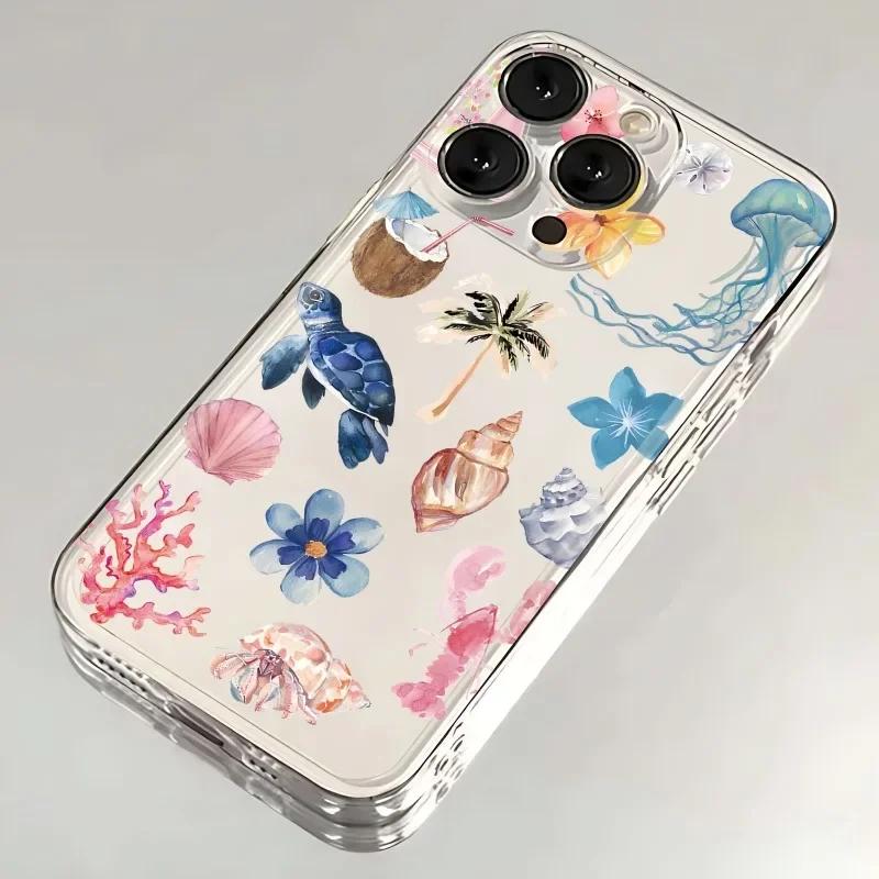 Cartoon Marine Animal Pattern Phone Case For iPhone 16 15 14 13 12 11 Pro Max Mini X XS XR 7 8 Plus Shockproof Transparent Cover iPhone 16 Pro
Cartoon Marine Animal Pattern Phone Case For iPhone 16 15 14 13 12 11 Pro Max Mini X XS XR 7 8 Plus Shockproof Transparent Cover iPhone 16 Pro