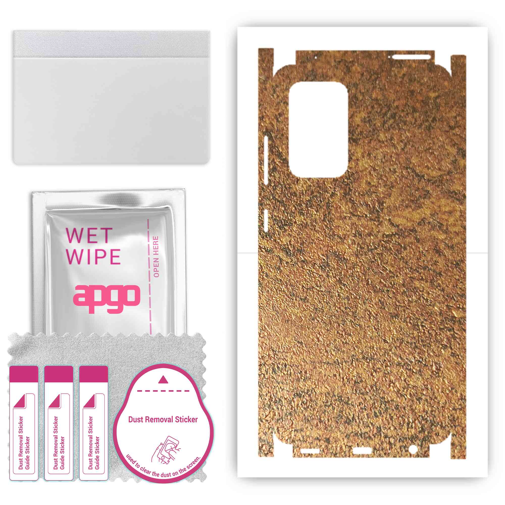 Apgo Protective Skin Sticker for the back+sides compatible with Samsung Galaxy A52s 5G, Full Wrap Film, Foil, Vinyl - Pattern Rusty Copper
Apgo Protective Skin Sticker for the back+sides compatible with Samsung Galaxy A52s 5G, Full Wrap Film, Foil, Vinyl - Pattern Rusty Copper