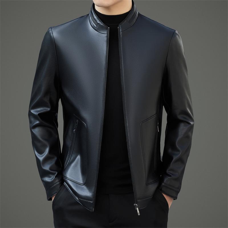 Men s Middle-aged Stand-collar Leather Jacket: Autumn/Winter Business Casual Thickened Coat 4XL чорний
Men s Middle-aged Stand-collar Leather Jacket: Autumn/Winter Business Casual Thickened Coat 4XL чорний