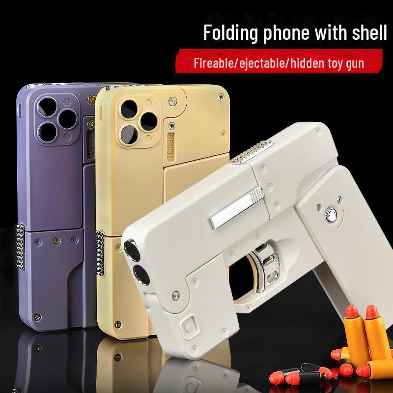 Складной игрушечный пистолет Lehui - симулятор мобильного телефона с 15 мягкими пулями и 14 функциями распыления яблочного спрея 4 Shells + 12 Soft Bullets
Складной игрушечный пистолет Lehui - симулятор мобильного телефона с 15 мягкими пулями и 14 функциями распыления яблочного спрея 4 Shells + 12 Soft Bullets