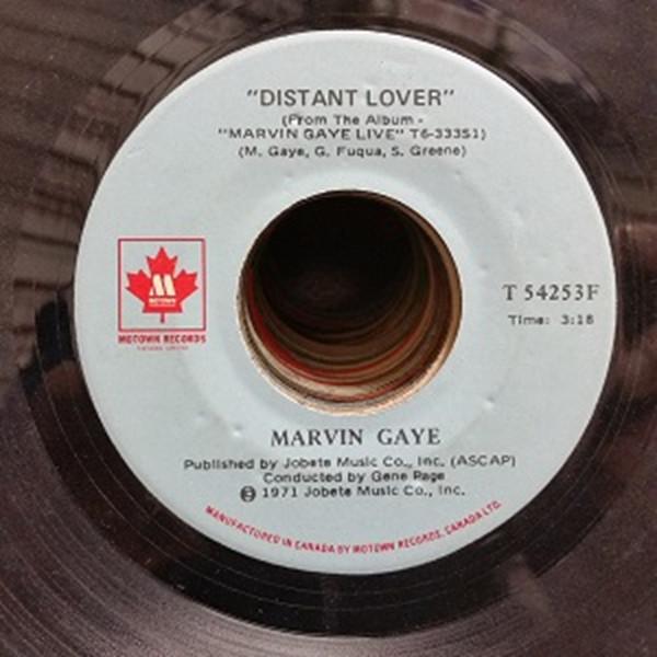 7inch Record MARVIN GAYE - Trouble Man/ Distant Lover T54253F MOTOWN 1974 Canada Soul/Funk Used
7inch Record MARVIN GAYE - Trouble Man/ Distant Lover T54253F MOTOWN 1974 Canada Soul/Funk Used