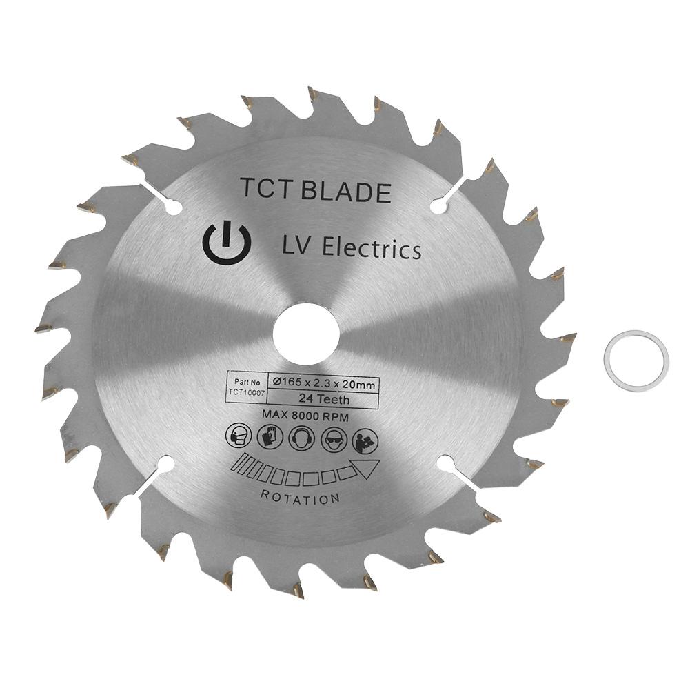 165mm 24 Teeth Bore Diameter 20mm Circular Saw Blade for Wood Cutting
165mm 24 Teeth Bore Diameter 20mm Circular Saw Blade for Wood Cutting