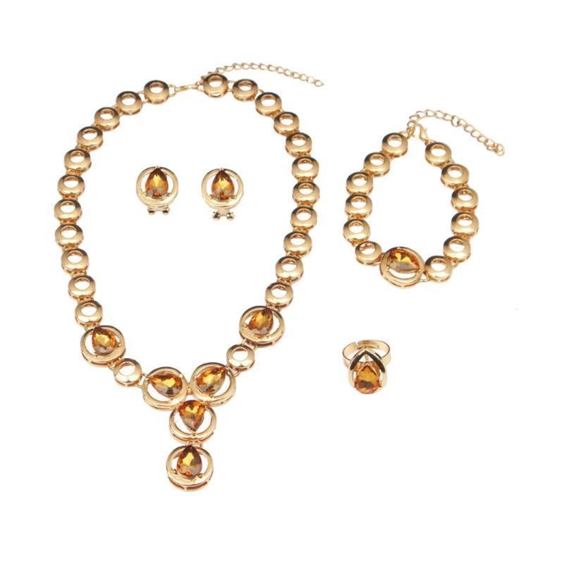 Sparkling Bride Necklace and Earrings Set with Crystal Texture Fashion Jewelry Set Suitable for Weddings and Parties шампанского
Sparkling Bride Necklace and Earrings Set with Crystal Texture Fashion Jewelry Set Suitable for Weddings and Parties шампанского