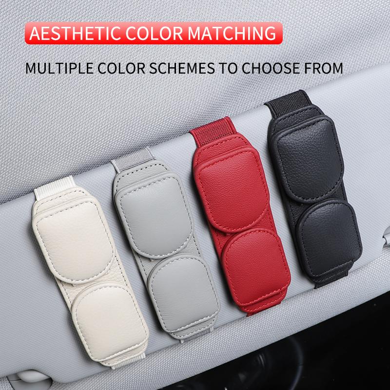 Double Clip Sunglass Holder Magnetic Leather Glasses Eyeglass Hanger Clip for Car Sunglasses Holder and Ticket Card Clip for Car красный
Double Clip Sunglass Holder Magnetic Leather Glasses Eyeglass Hanger Clip for Car Sunglasses Holder and Ticket Card Clip for Car красный