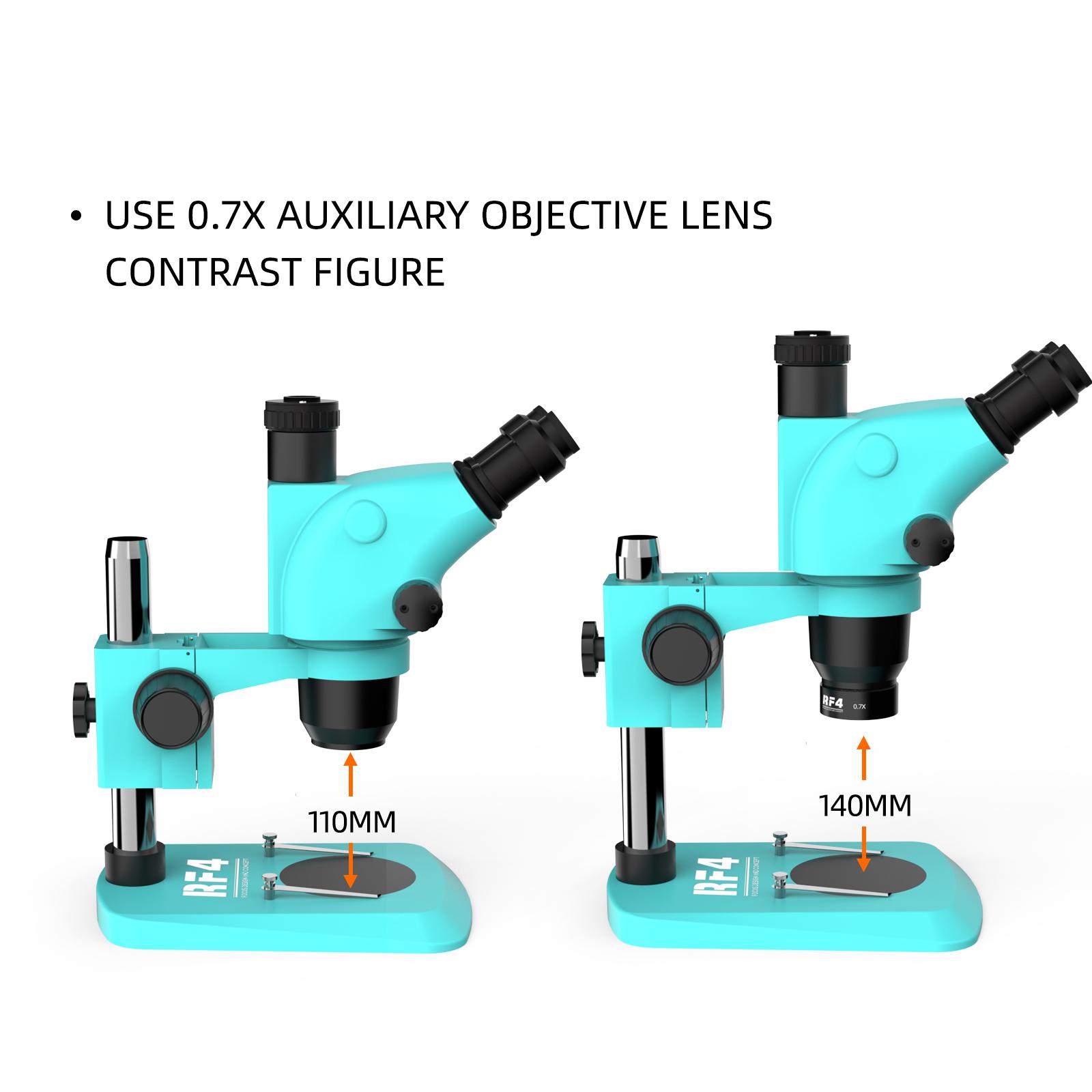 RF4 0.7X Auxiliary Objects Lens Clear Imaging Microscope Auxiliary Objective Lens Type A
RF4 0.7X Auxiliary Objects Lens Clear Imaging Microscope Auxiliary Objective Lens Type A