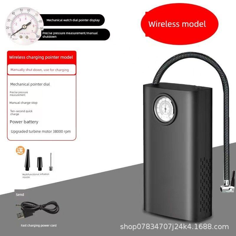 German Imported Wireless Car Air Pump Portable Electric Tire Inflator for Cars, Electric Vehicles, and Motorcycles Wireless pointer model
German Imported Wireless Car Air Pump Portable Electric Tire Inflator for Cars, Electric Vehicles, and Motorcycles Wireless pointer model