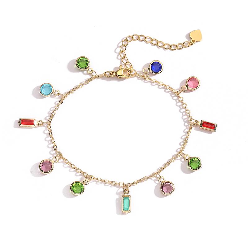 HECHENG, Geometric Colorful Zircon Small Pendant Splicing Design Bracelet/Necklace Neutral Couple Fashion Simple Zircon 1 Piece Other
HECHENG, Geometric Colorful Zircon Small Pendant Splicing Design Bracelet/Necklace Neutral Couple Fashion Simple Zircon 1 Piece Other