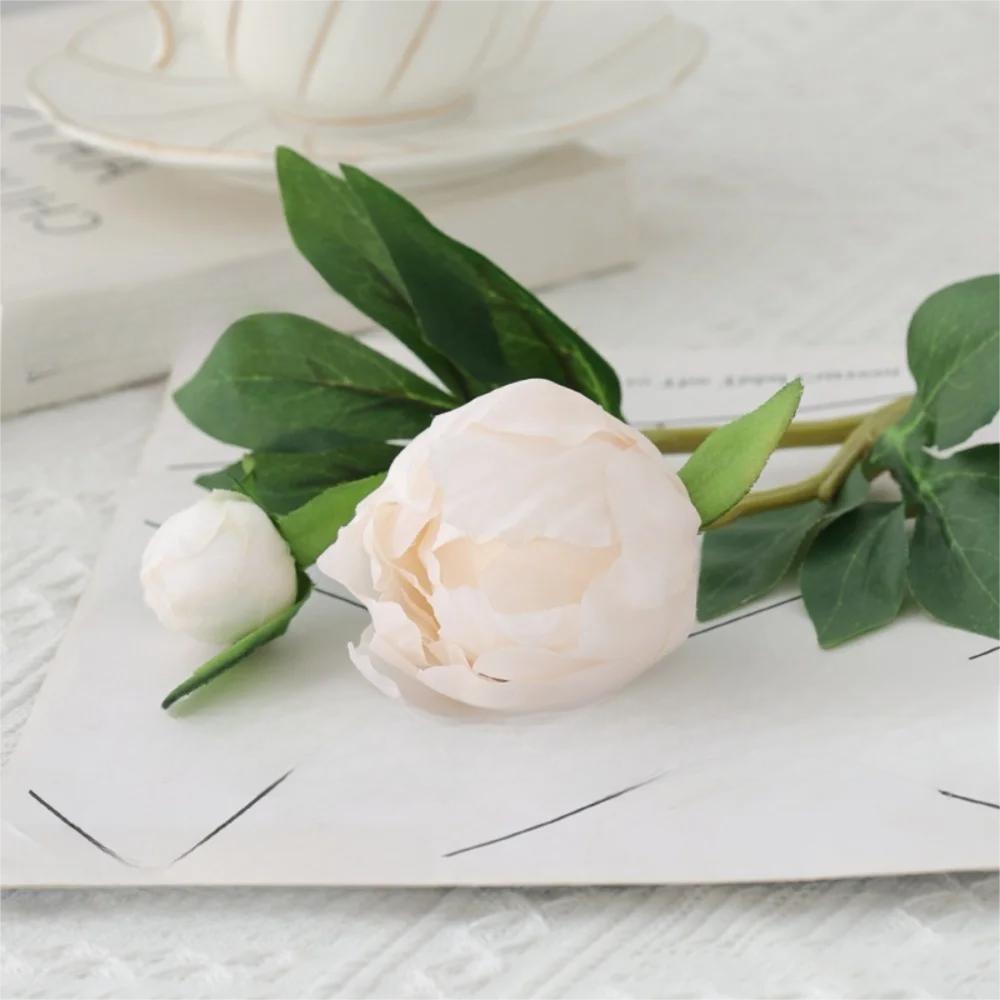 1PC Elegant 2 Head Simulated Peony Flower European-Style Silk Artificial Peony Flowers Fake Peony Bouquet for Home Wedding Decor шампанського
1PC Elegant 2 Head Simulated Peony Flower European-Style Silk Artificial Peony Flowers Fake Peony Bouquet for Home Wedding Decor шампанського