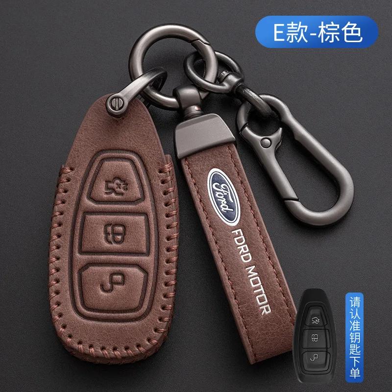Car Sticker 2025 Hot New Leather Car Remote Key Case Fob Cover Shell for Ford Car Key Case SUV Ford ESCORT FOCUS Mondeo Kuga Eco
Car Sticker 2025 Hot New Leather Car Remote Key Case Fob Cover Shell for Ford Car Key Case SUV Ford ESCORT FOCUS Mondeo Kuga Eco