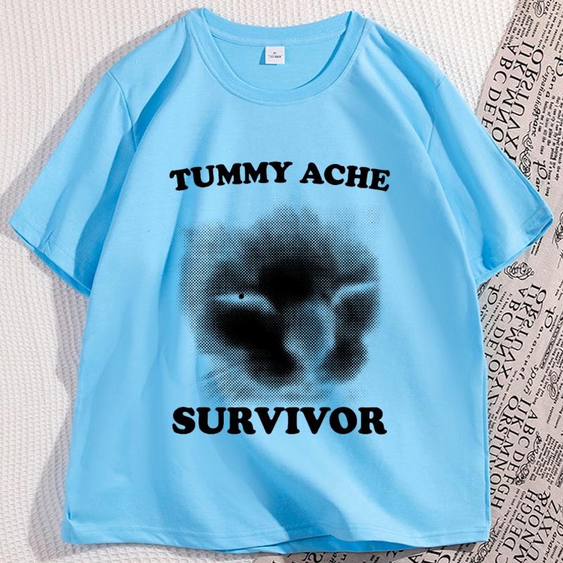 Tummy Ache Survivor Cat Tshirt Men Women Causal Funny Cats Lover Graphic Tee Cotton Short Sleeve Weird Tshirt Male Clothing 4XL
Tummy Ache Survivor Cat Tshirt Men Women Causal Funny Cats Lover Graphic Tee Cotton Short Sleeve Weird Tshirt Male Clothing 4XL