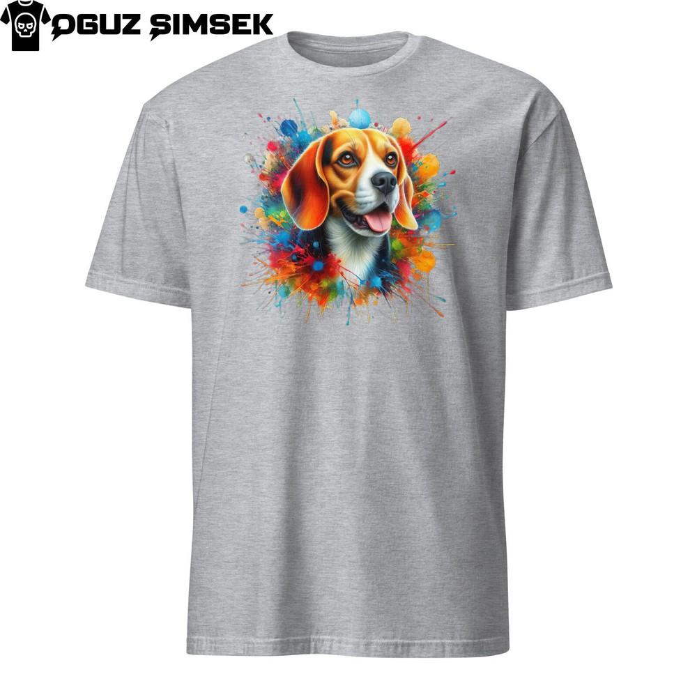 Colorful Beagle Unisex T-Shirt Unique Dog Design Paint Splashes Short Sleeve Tee 4XL
Colorful Beagle Unisex T-Shirt Unique Dog Design Paint Splashes Short Sleeve Tee 4XL