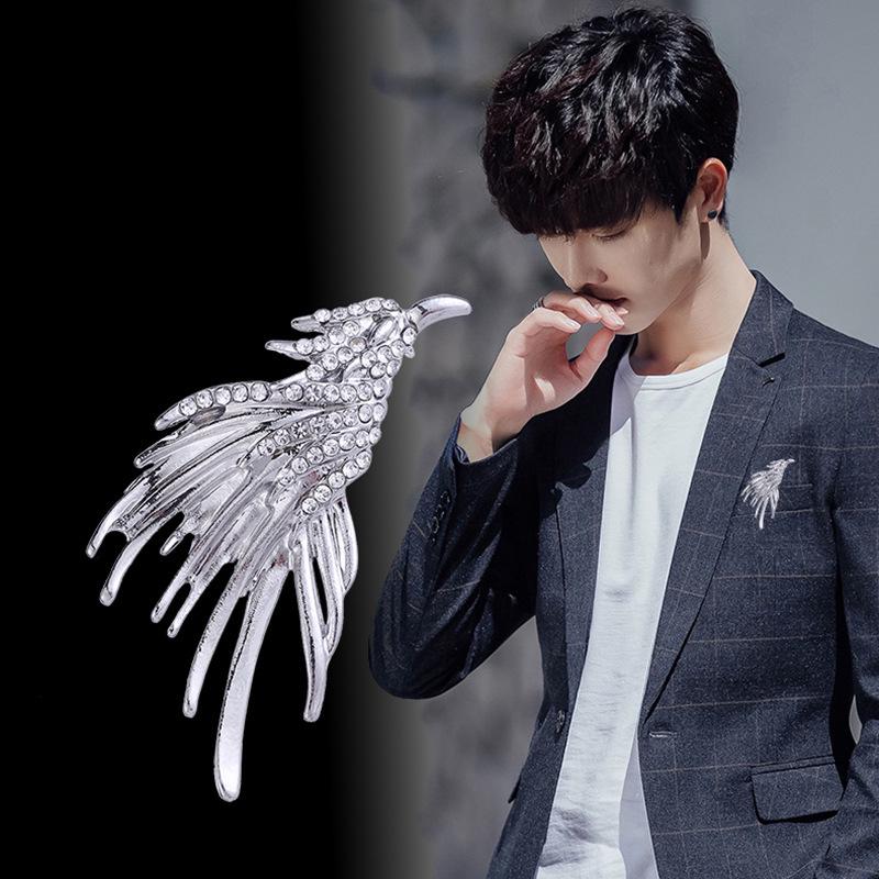 «Мужская роскошная брошь для костюма»: Дизайн головы льва, орла и оленя в короне
«Мужская роскошная брошь для костюма»: Дизайн головы льва, орла и оленя в короне