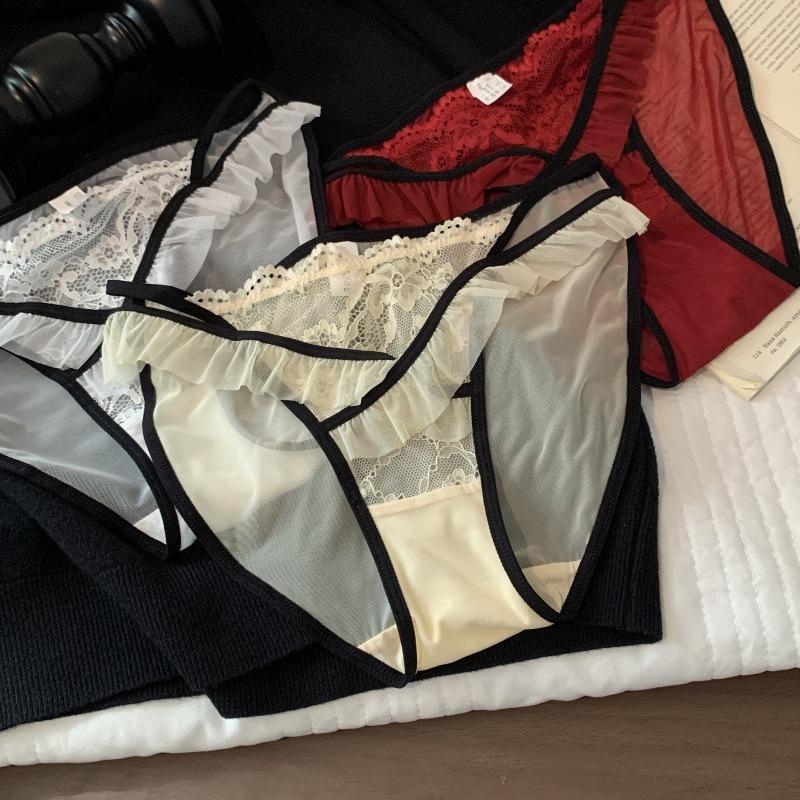 Ladies Summer Retro Light Luxury Pure Desire Lace Mesh Breathable Comfortable Cotton Crotch Triangle Briefs One size тілесний
Ladies Summer Retro Light Luxury Pure Desire Lace Mesh Breathable Comfortable Cotton Crotch Triangle Briefs One size тілесний