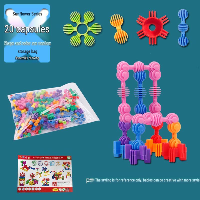 Sunflower Soft Building Blocks for Kids 3-6 Years - Boys & Girls Intellectual Development Toy
Sunflower Soft Building Blocks for Kids 3-6 Years - Boys & Girls Intellectual Development Toy