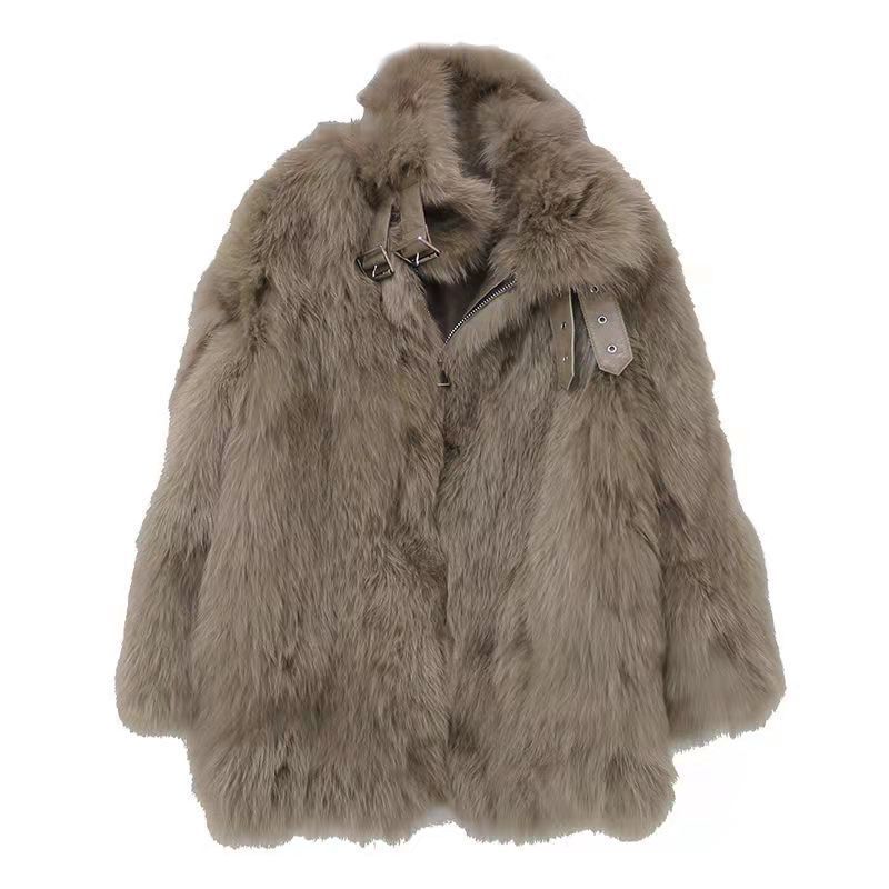 Куртка из искусственного лисьего меха осень и зима новая одежда в стиле локомотив темперамент плюшевое теплое пальто S хаки
Куртка из искусственного лисьего меха осень и зима новая одежда в стиле локомотив темперамент плюшевое теплое пальто S хаки