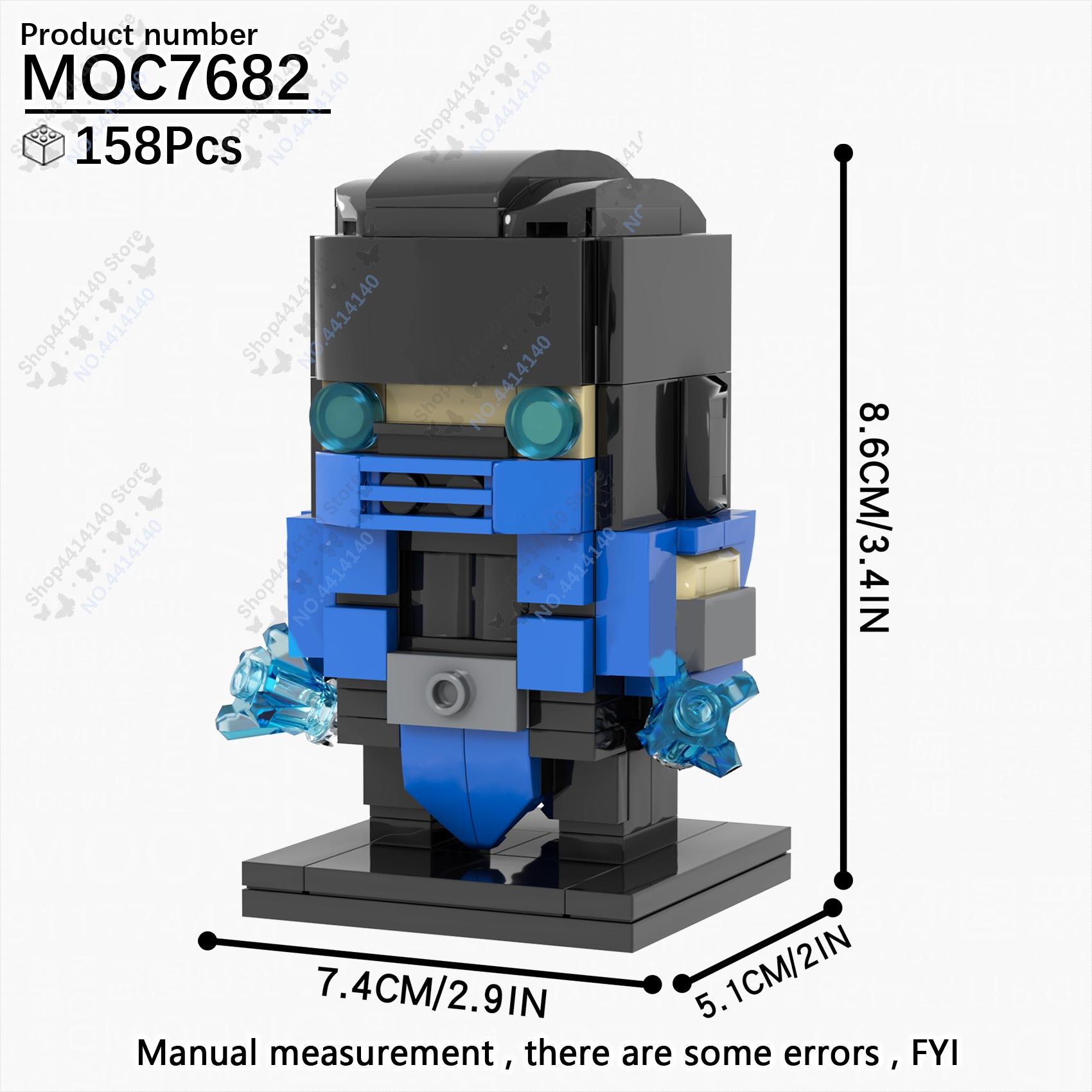 MOOXI MOC Building Block Bricks Ninja Warrior Fighting Game Character Set 8PCS Adult Model Kids Toy Gift Scorpion Sub Zero Style
MOOXI MOC Building Block Bricks Ninja Warrior Fighting Game Character Set 8PCS Adult Model Kids Toy Gift Scorpion Sub Zero Style