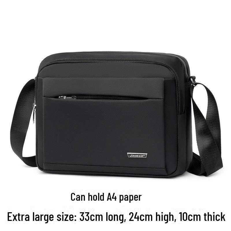 Мужская многослойная сумка-мессенджер и сумка через плечо с защитой от брызг, повседневная деловая тканевая сумка большой вместимости с кошельком и принтом
Мужская многослойная сумка-мессенджер и сумка через плечо с защитой от брызг, повседневная деловая тканевая сумка большой вместимости с кошельком и принтом