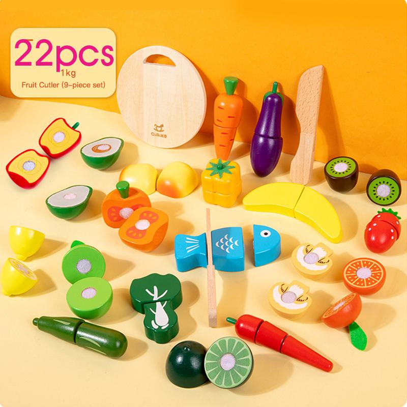 Детские кухонные игрушки для резки, аксессуары для поддельных фруктов и овощей, детские развивающие игрушки, подарки на день рождения 22pcs
Детские кухонные игрушки для резки, аксессуары для поддельных фруктов и овощей, детские развивающие игрушки, подарки на день рождения 22pcs