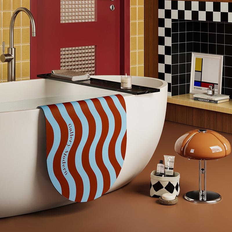 Absorbent Non-slip Bathroom Floor Mat Quick-drying Diatom Mud Foot Mats Plaid American Christmas Decoration Rug 45x75cm
Absorbent Non-slip Bathroom Floor Mat Quick-drying Diatom Mud Foot Mats Plaid American Christmas Decoration Rug 45x75cm