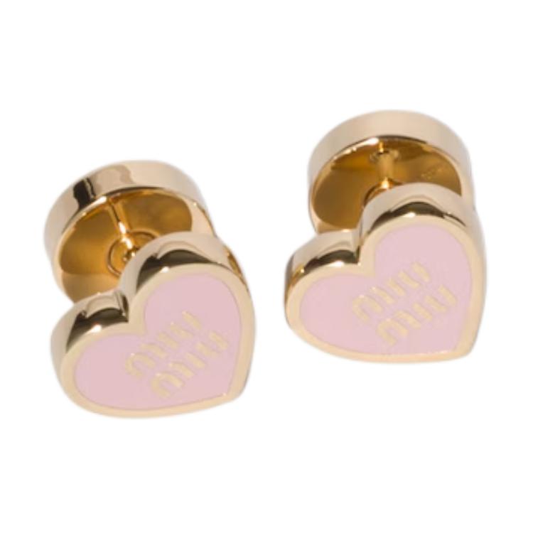 Miu Miu Heart Design Brass Earrings Unisex earrings Gold Pink 5IO340_2IE2_F04L3 Basic Packaging-Box Not Included
Miu Miu Heart Design Brass Earrings Unisex earrings Gold Pink 5IO340_2IE2_F04L3 Basic Packaging-Box Not Included