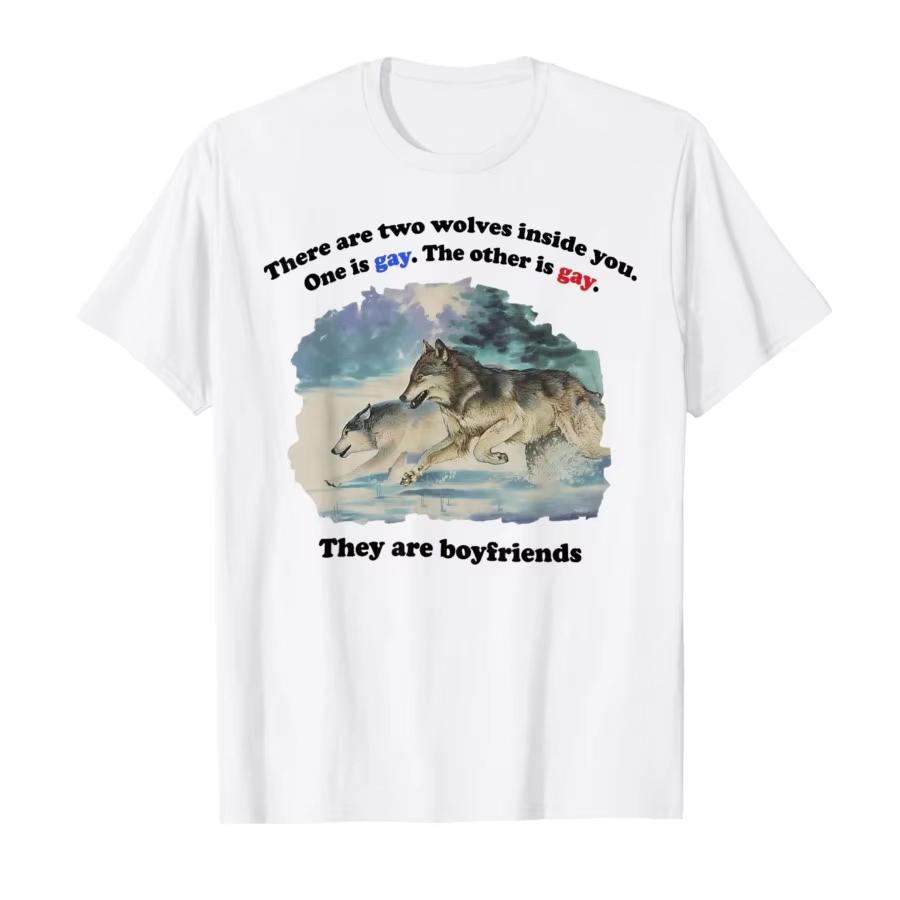 There Are Two Wolves Inside You Summer 2026 Tshirt High Quality Fashion Casual Breathable Mens Crew Neck Print Tshirt M
There Are Two Wolves Inside You Summer 2026 Tshirt High Quality Fashion Casual Breathable Mens Crew Neck Print Tshirt M