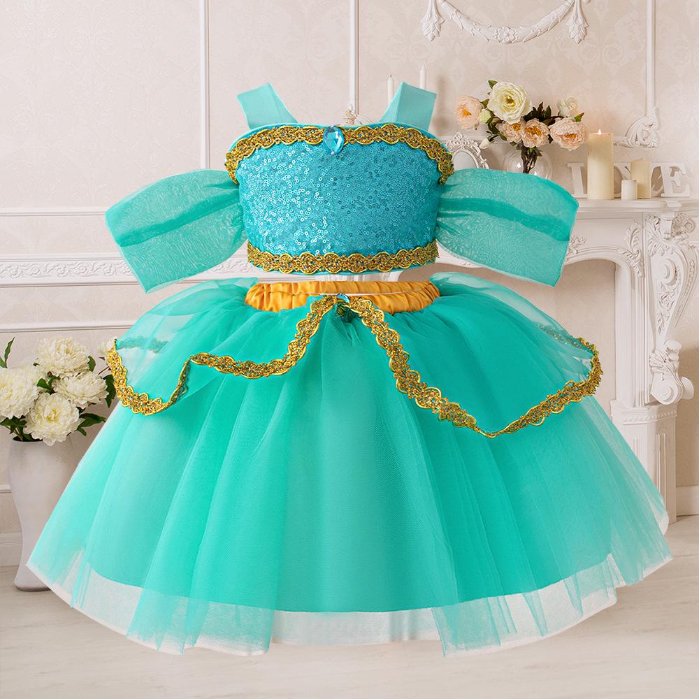 Princess Jasmine Two-Piece European Costume Set - Kids Halloween & Dance Cosplay 70cm/6-9 Months
Princess Jasmine Two-Piece European Costume Set - Kids Halloween & Dance Cosplay 70cm/6-9 Months