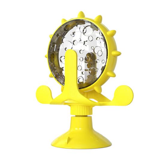 Интерактивная игрушка-дозатор для кошачьих лакомств, вращающаяся на 360 градусов, ветряная мельница, медленная кормушка для кошек с присоской, игрушка для предотвращения утечки корма для домашних кошек жёлтый
Интерактивная игрушка-дозатор для кошачьих лакомств, вращающаяся на 360 градусов, ветряная мельница, медленная кормушка для кошек с присоской, игрушка для предотвращения утечки корма для домашних кошек жёлтый