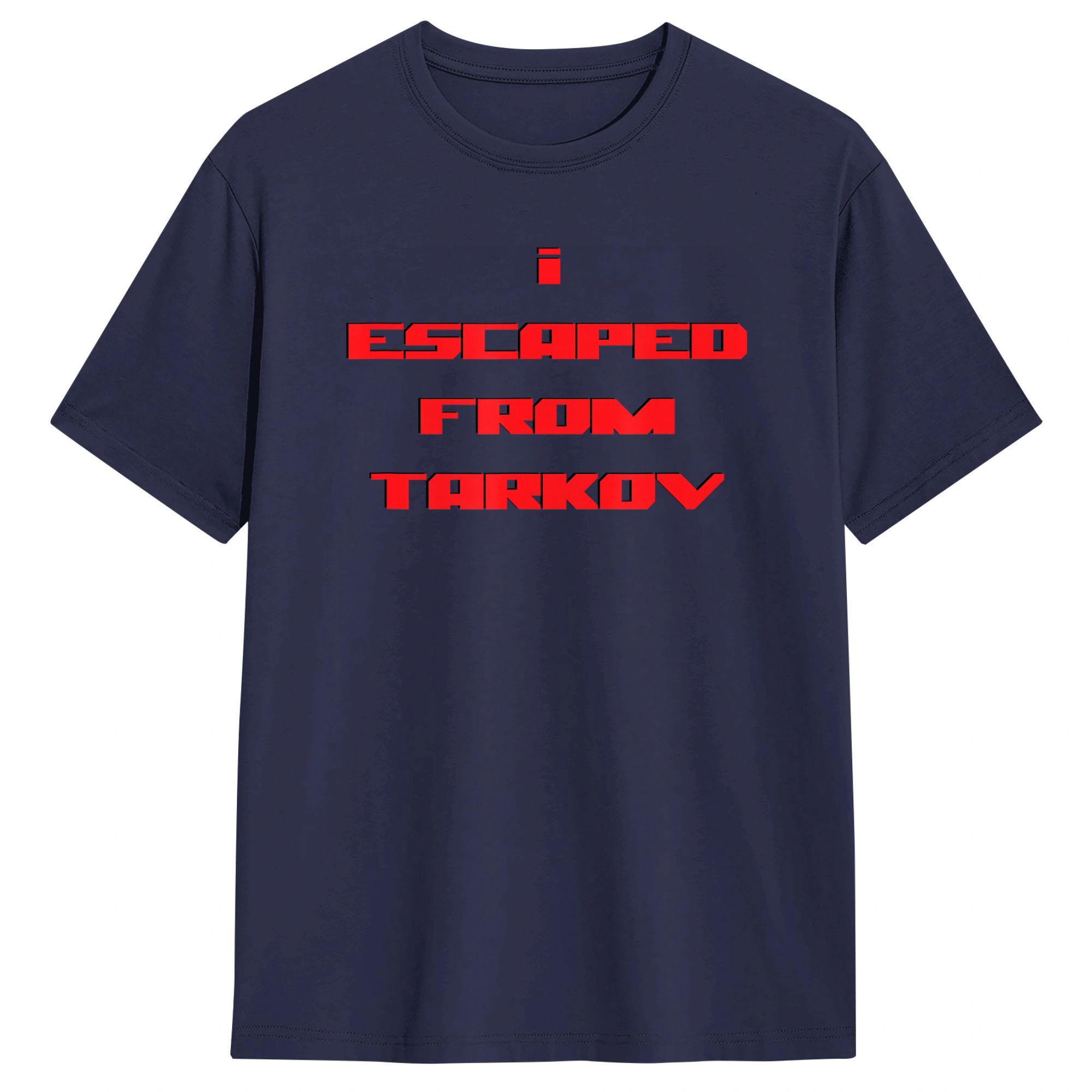I Escaped from Tarkov 100 Cotton T Shirts Novelty Tee Shirt for Mens Beach Y2K Retro Print Short Sleeve Clothes 4XL
I Escaped from Tarkov 100 Cotton T Shirts Novelty Tee Shirt for Mens Beach Y2K Retro Print Short Sleeve Clothes 4XL